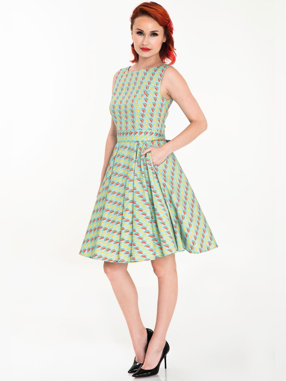 Miss Lulo Ruby Melons Dress